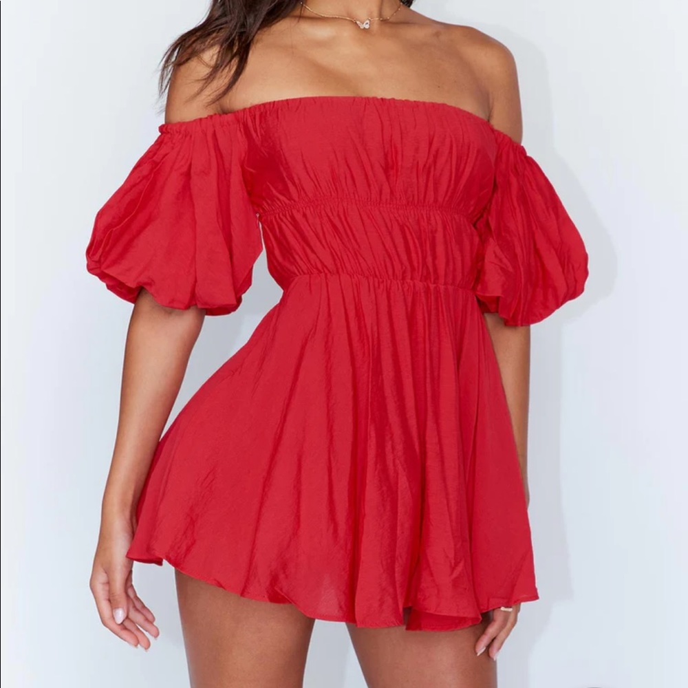 Princess Polly Halton Mini Dress Red